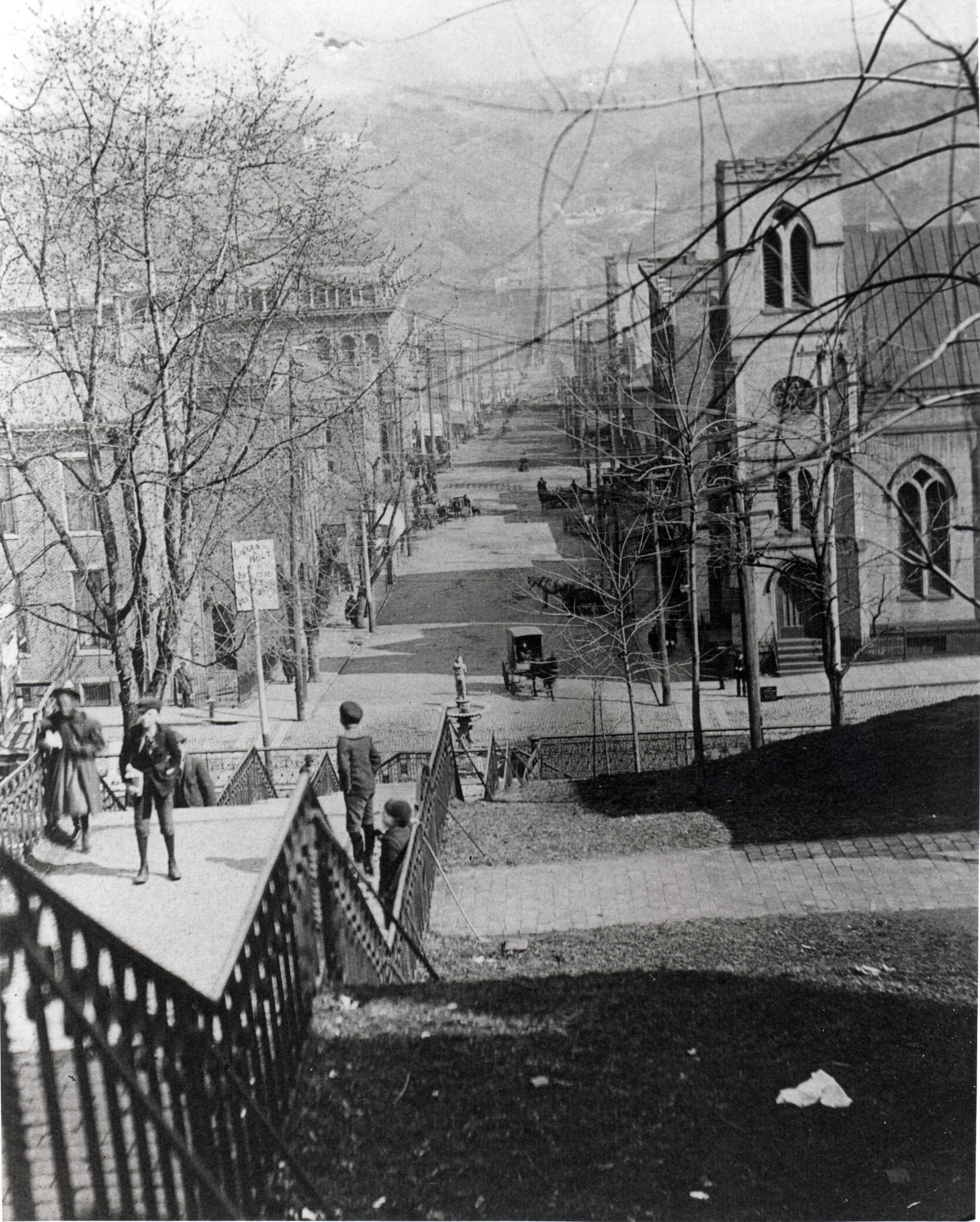 Looking Down 9th Street, pre-1926