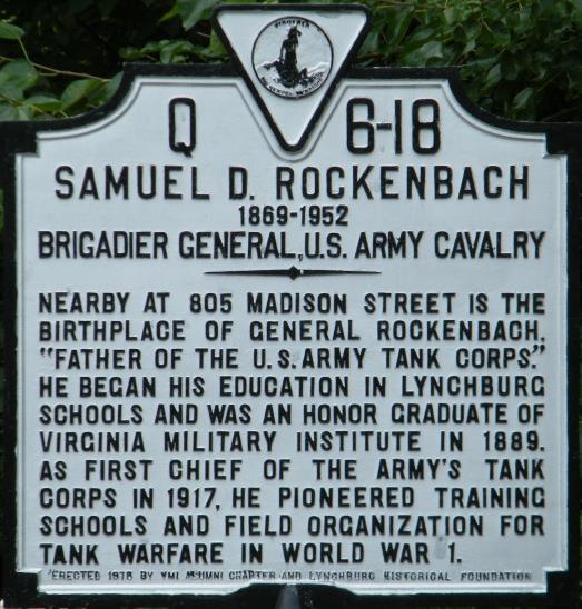 Rockenbach's historical Marker near 8th and madison streets
