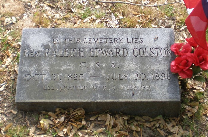 Colston's grave in Hollywood Cemetery, Richmond, VA