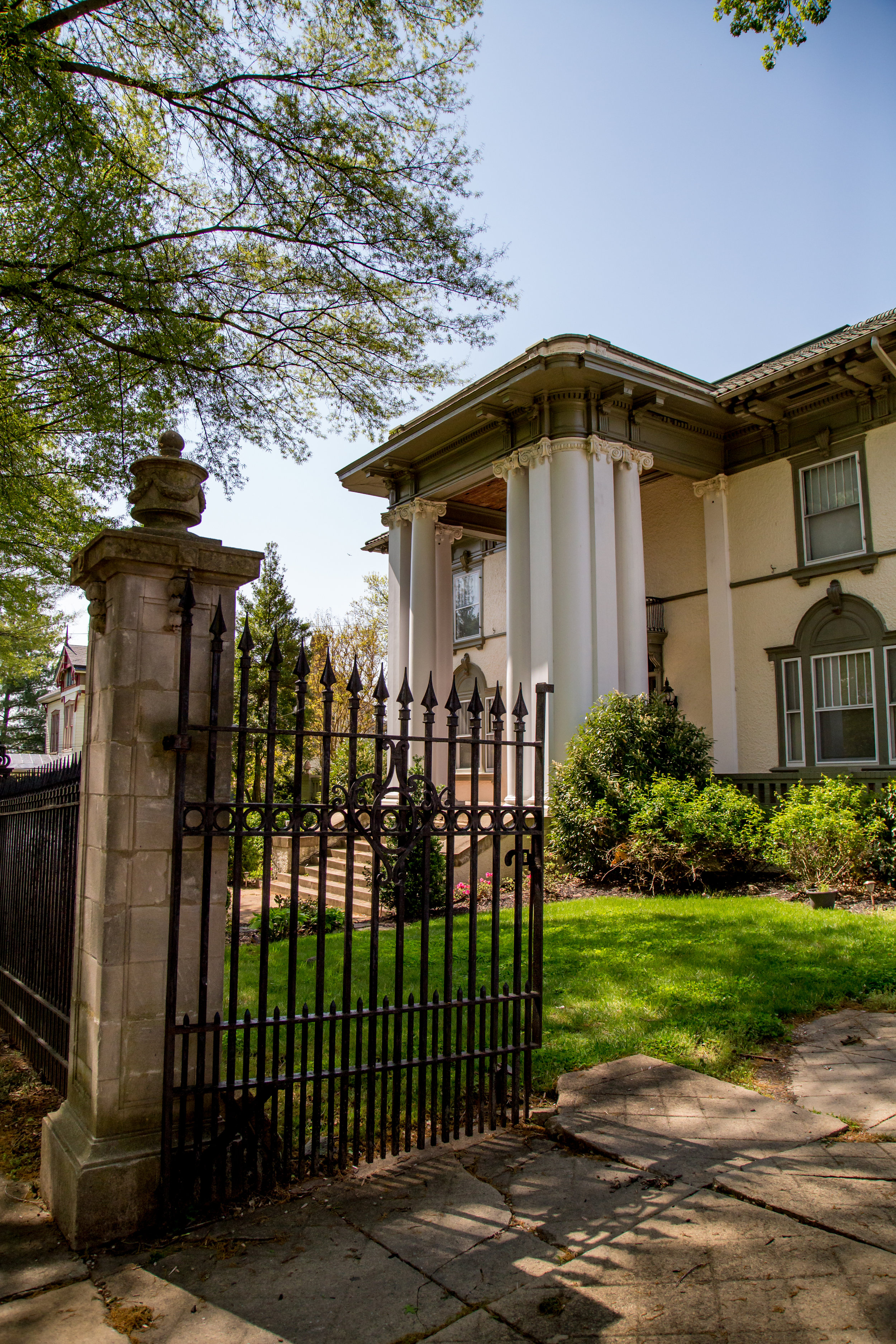 James Gilliam, Sr. Home, built 1912 Designed by architect Stanhope Johnson, the house occupies two lots in Garland Hill and combines elements of Georgian and Spanish styles. 