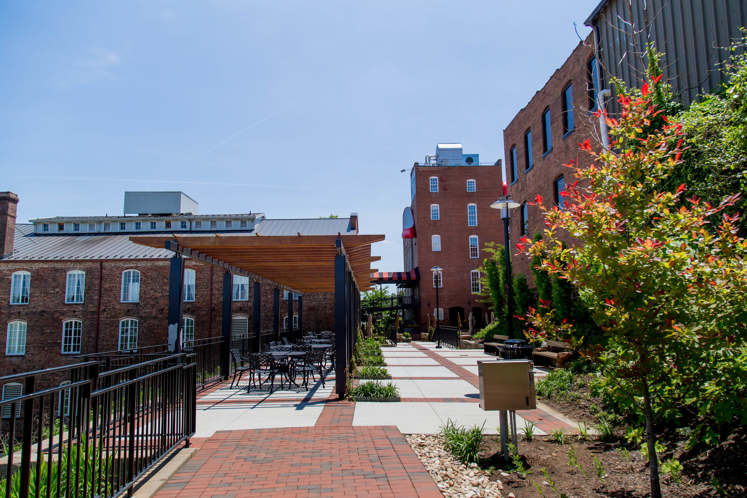 Bluff walk in downtown