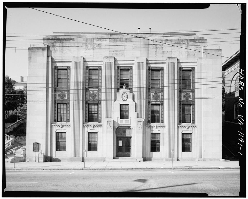 The former Art Deco offices of The News and Advance on Church Street in downtown Lynchburg, Virginia. Image Credit: Library of Congress