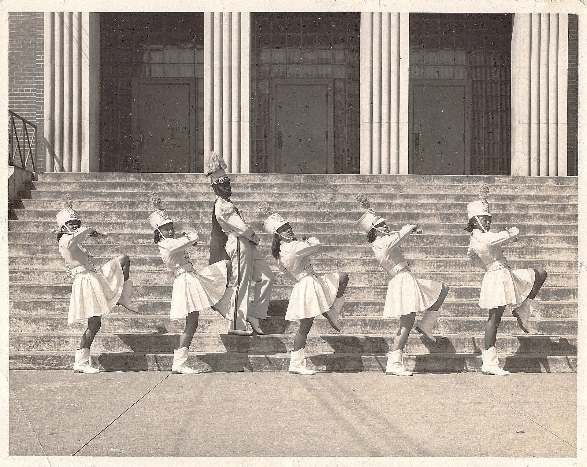Dunbar+High+School+Drum+Major+and+Majorettes+1948-1949.jpg
