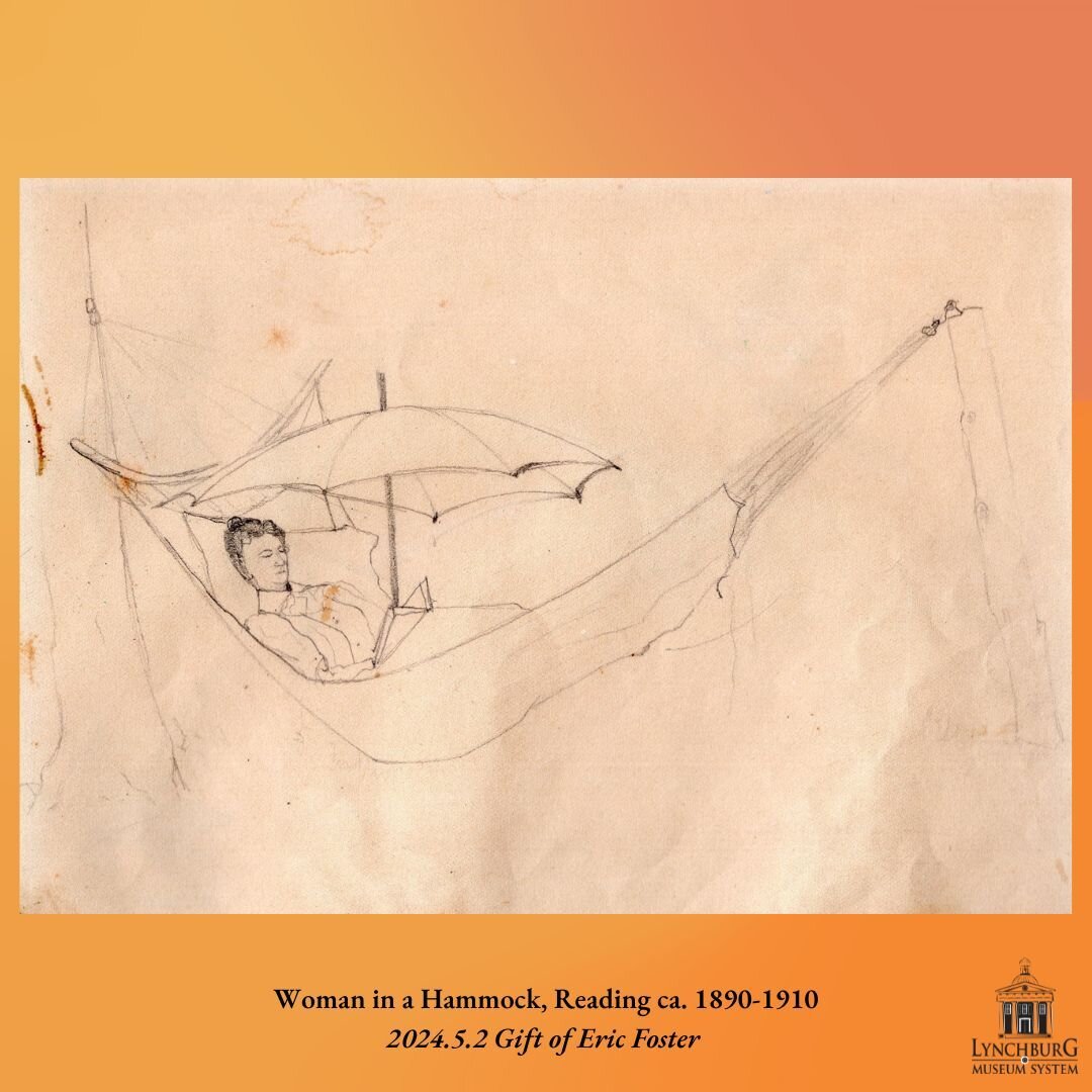 📣 Artifact Spotlight #13:

This recent gift is a page from Lynchburg artist Sallie Mahood&rsquo;s sketchbook. The sketch depicts an unidentified woman enjoying a peaceful outdoor interlude. A quick but accomplished study of volume and perspective, t