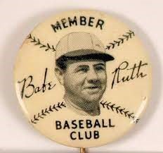 Babe Ruth Quaker Oats Pin