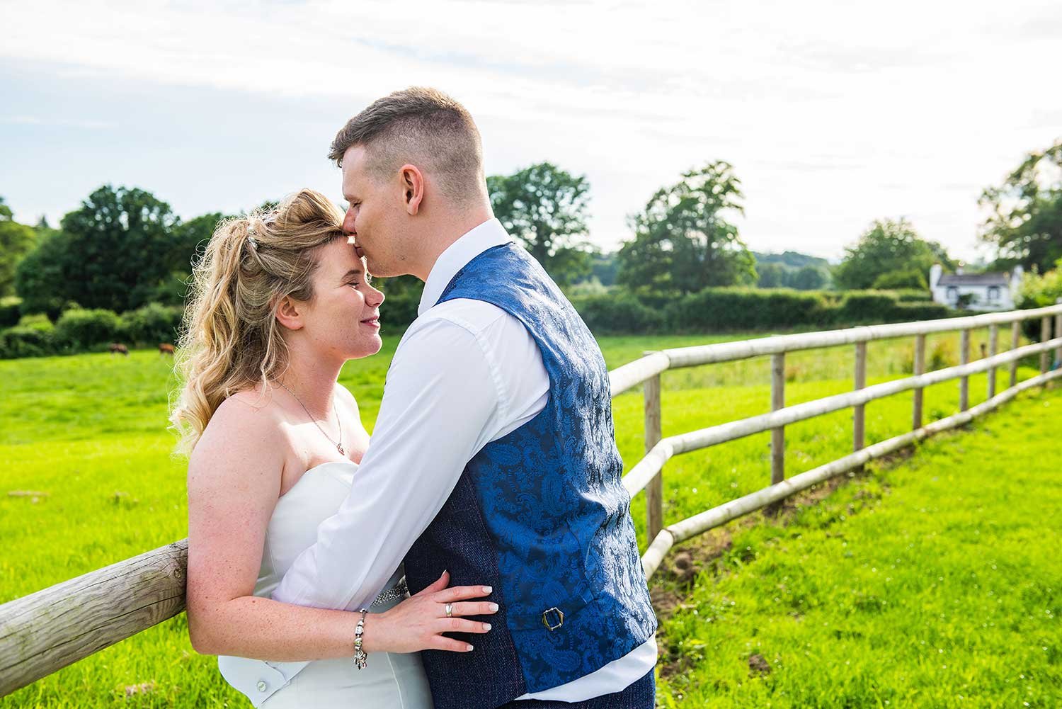 Southlands Barn Wedding Couple