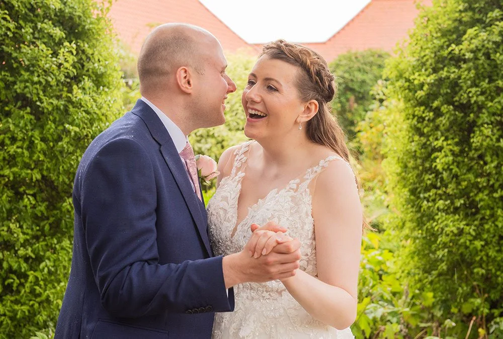 Field place wedding sussex photographer bride and groom