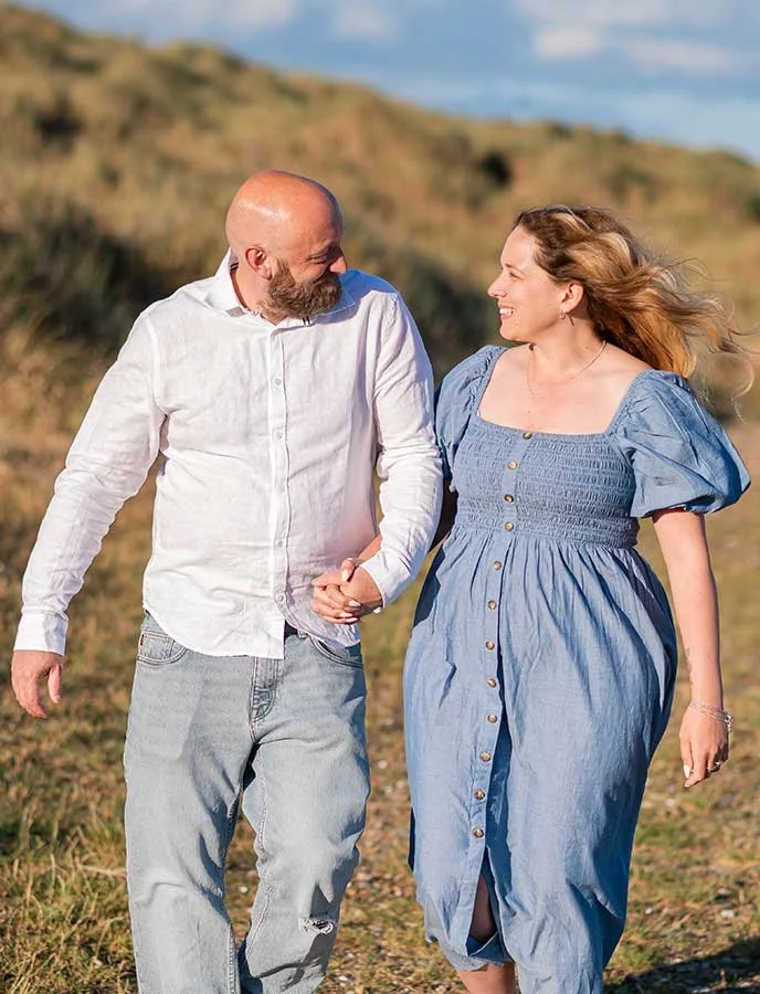 Darren and Yasmin, wedding photographers based in Littlehampton, West Sussex, serving couples across Sussex