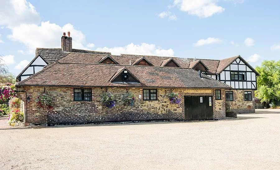 Front photo of Random Hall Venue at Slinfold.