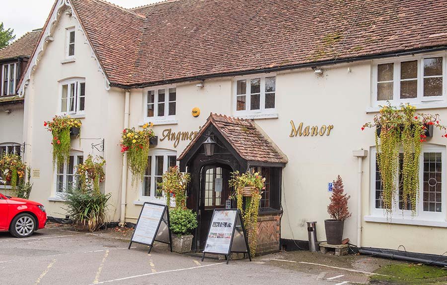 exterior view of Angmering manor hotel