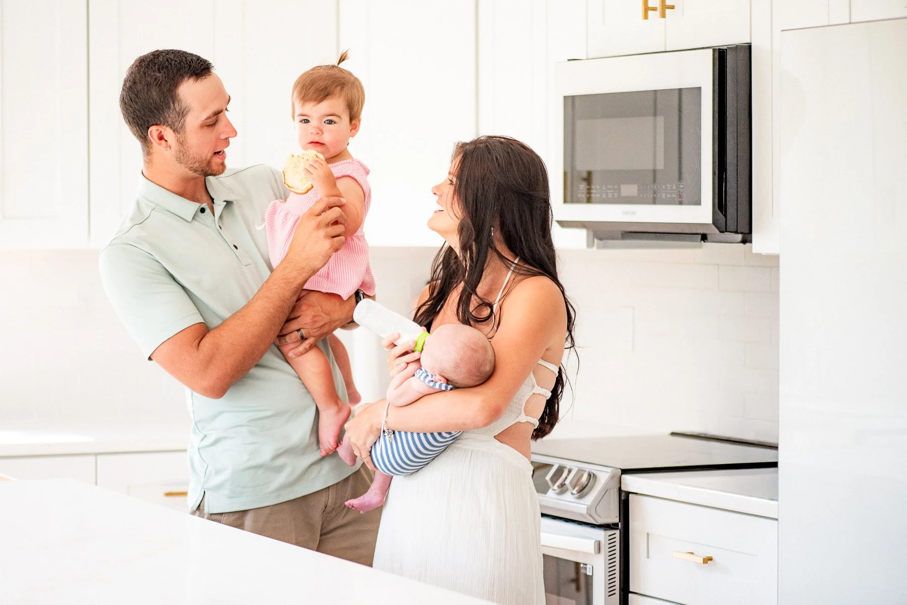 In-Home Lifestyle Newborn Session in North Carolina | Natural Light Family Photography