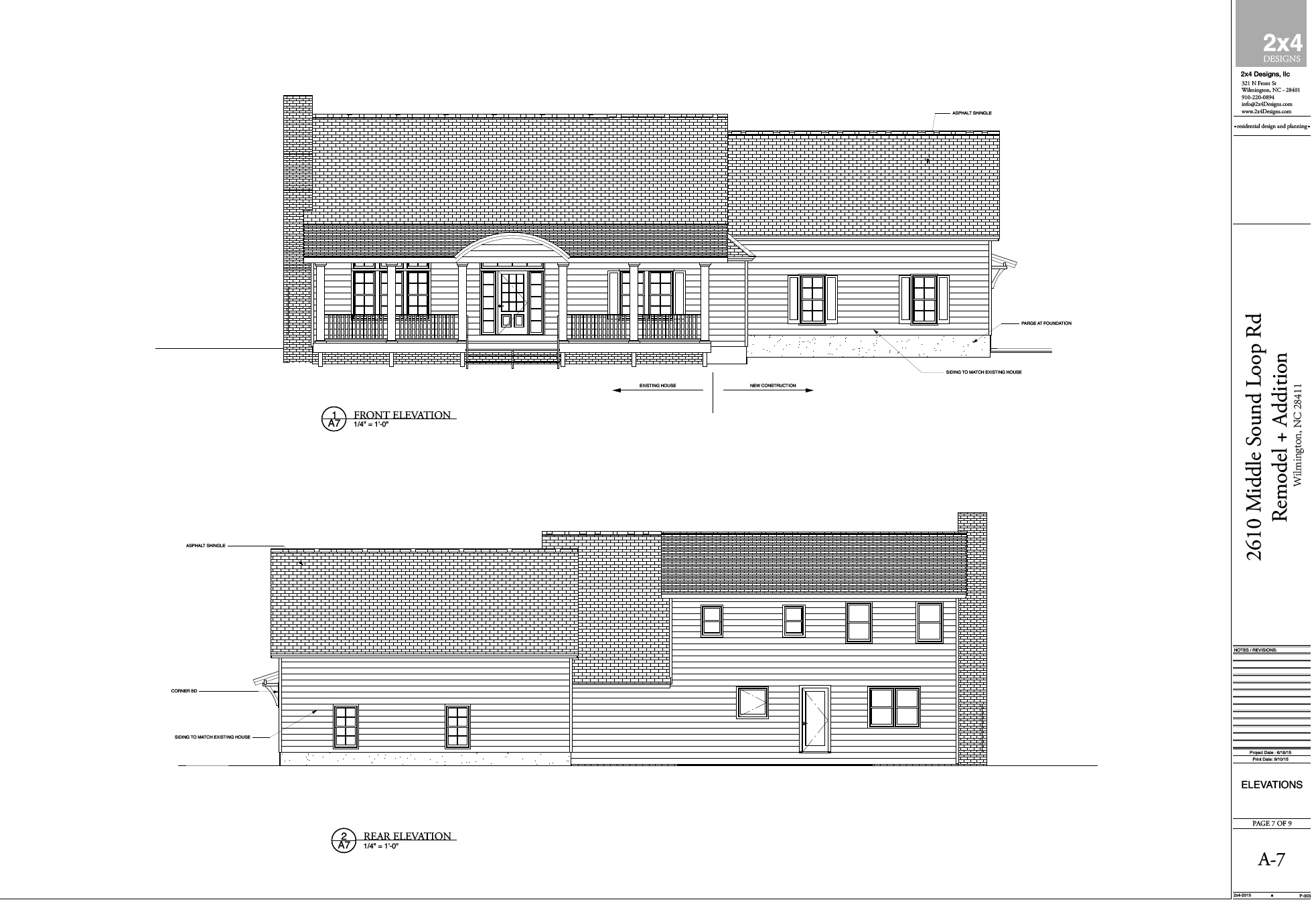 PROPOSED ELEVATIONS