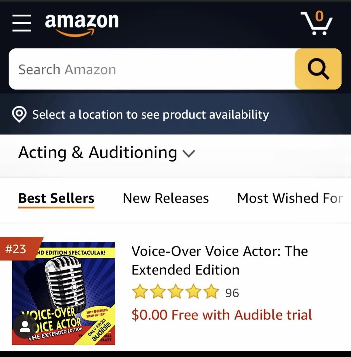Voice-Over Voice Actor: The Extended Edition is an Amazon Best Seller