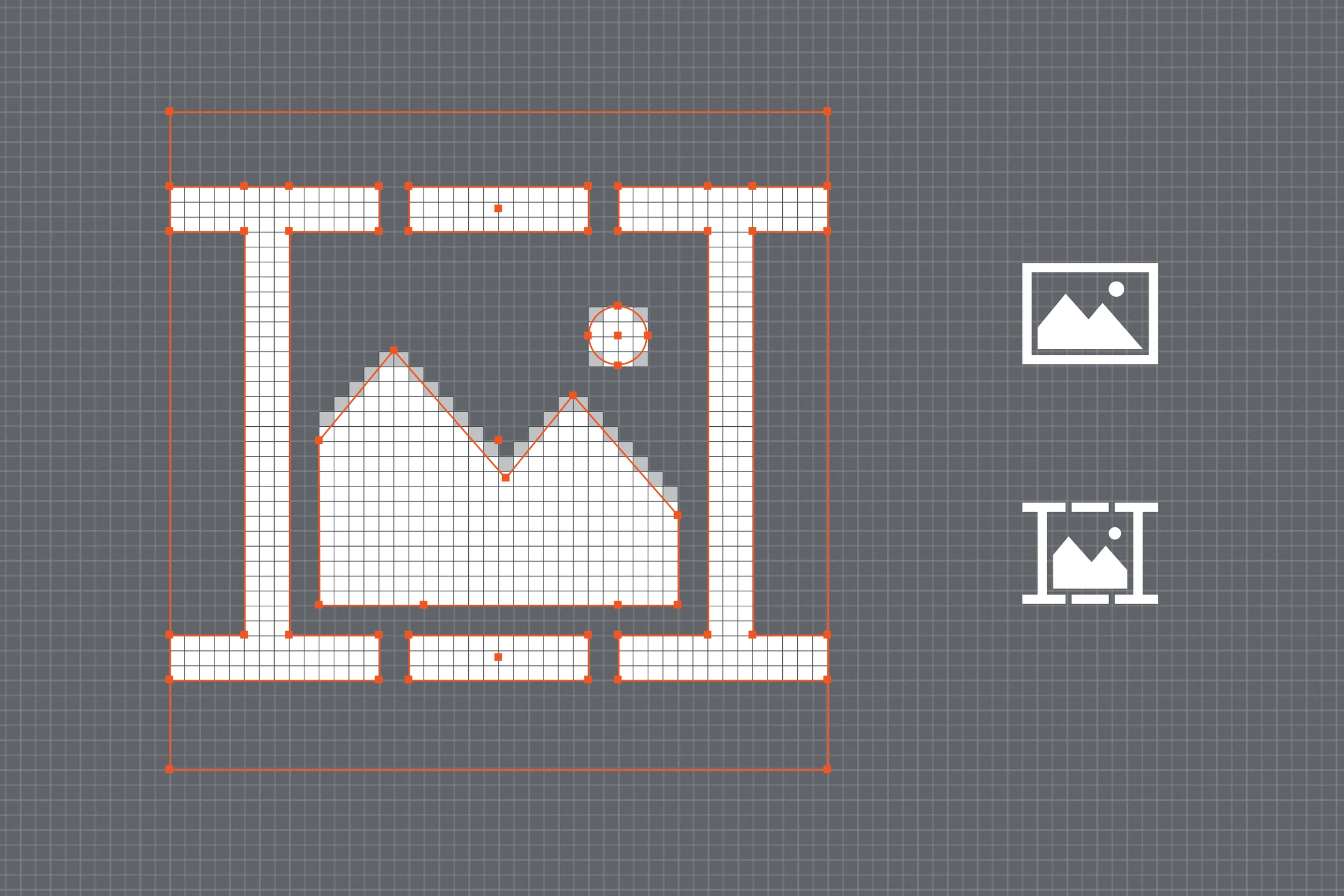   ICONOGRAPHY FOR CUSTOM UI   OVERVIEW_ Create pixel-perfect icons for a custom UI  DESIGN_  Design based on a set visual principles based on minimalism and tool-like precision.&nbsp;The project included&nbsp;metaphor explorations with&nbsp;user-test