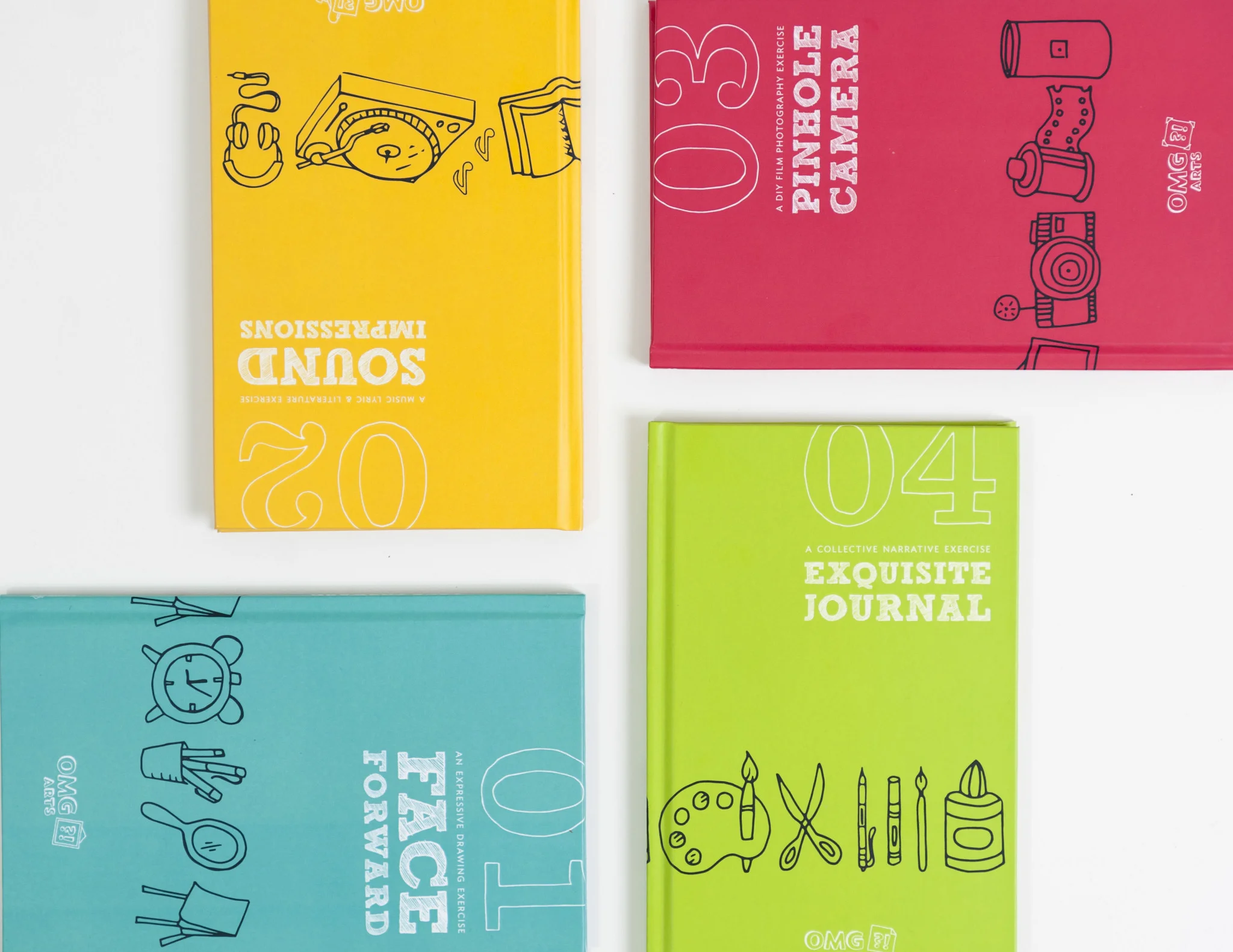   THE EXERCISE KIT_   OMG, Arts?! has provided an exercise kit for students to use in and outside of school. Each one of the exercises are meant to be used both privately and collaboratively to encourage teenagers to find their own voice. All of the 