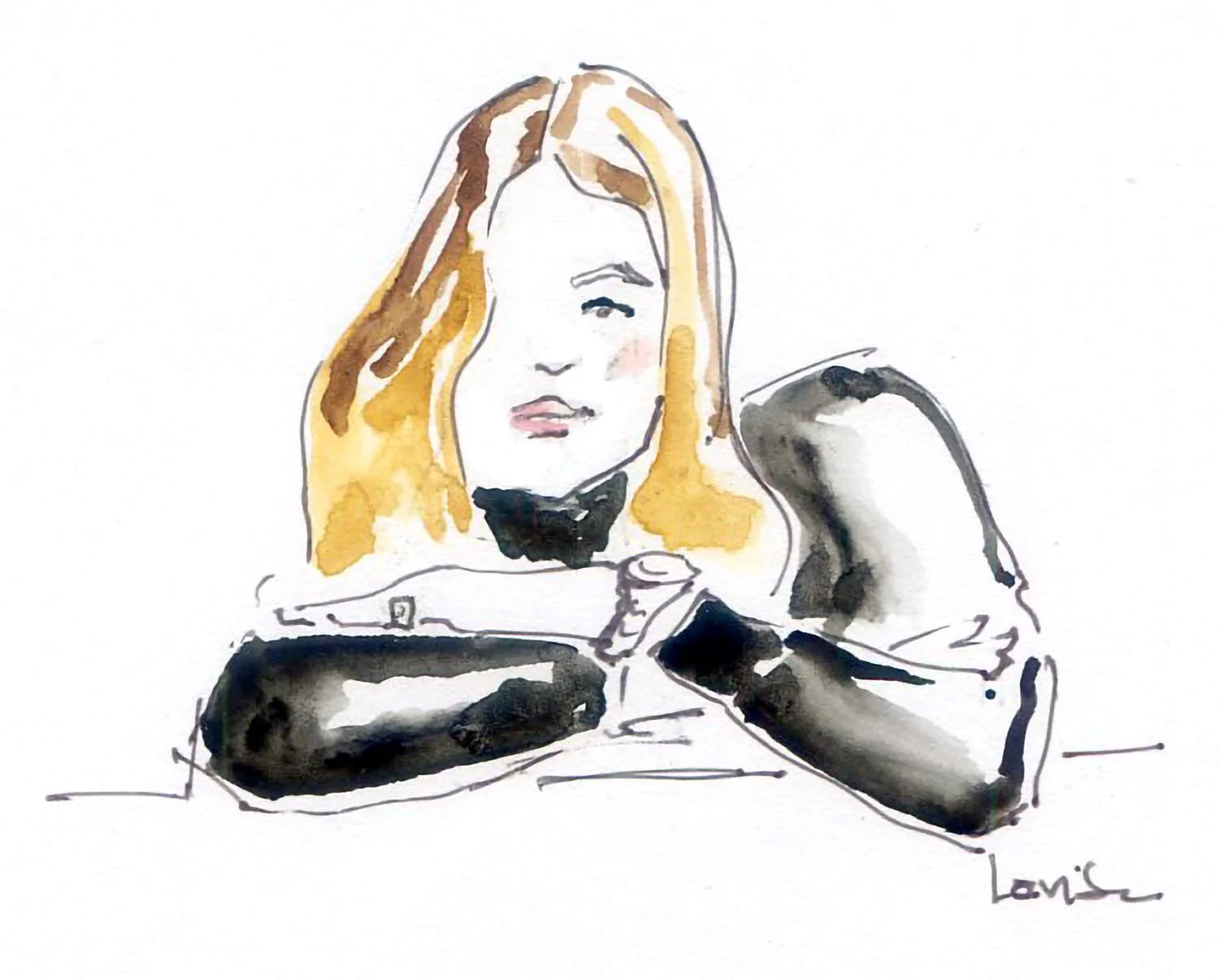 Jewelry fashion illustration