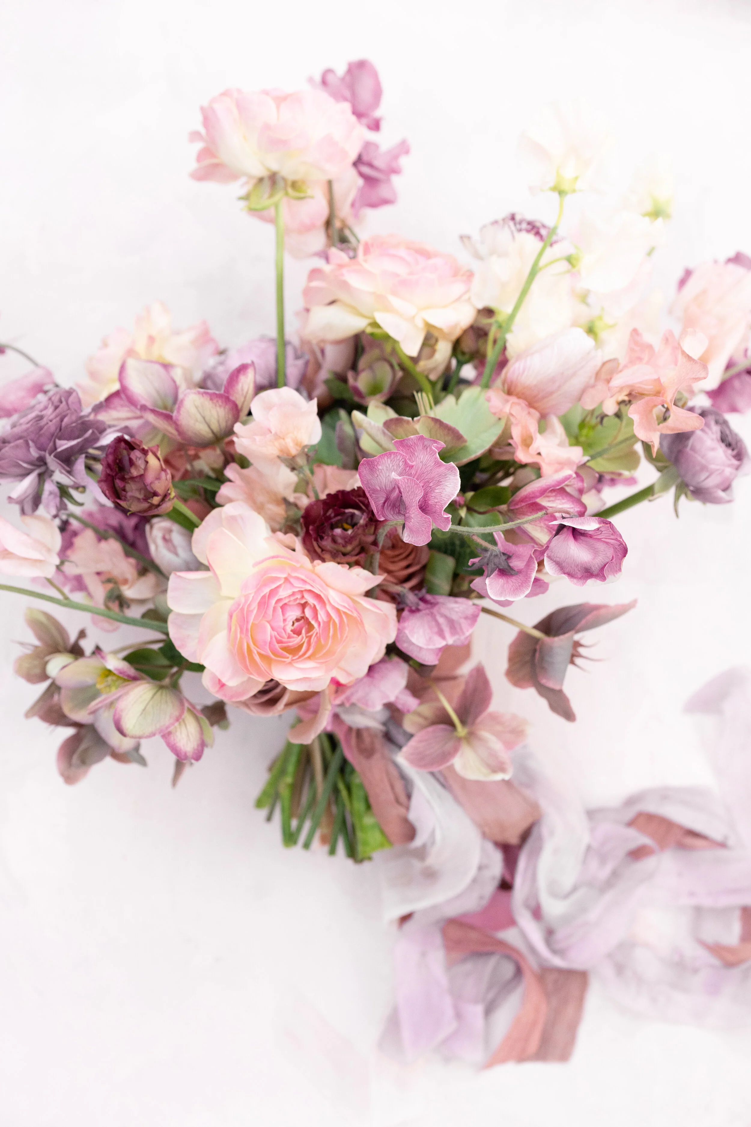 PURPLE AND MAUVE  NAPA VALLEY WEDDING