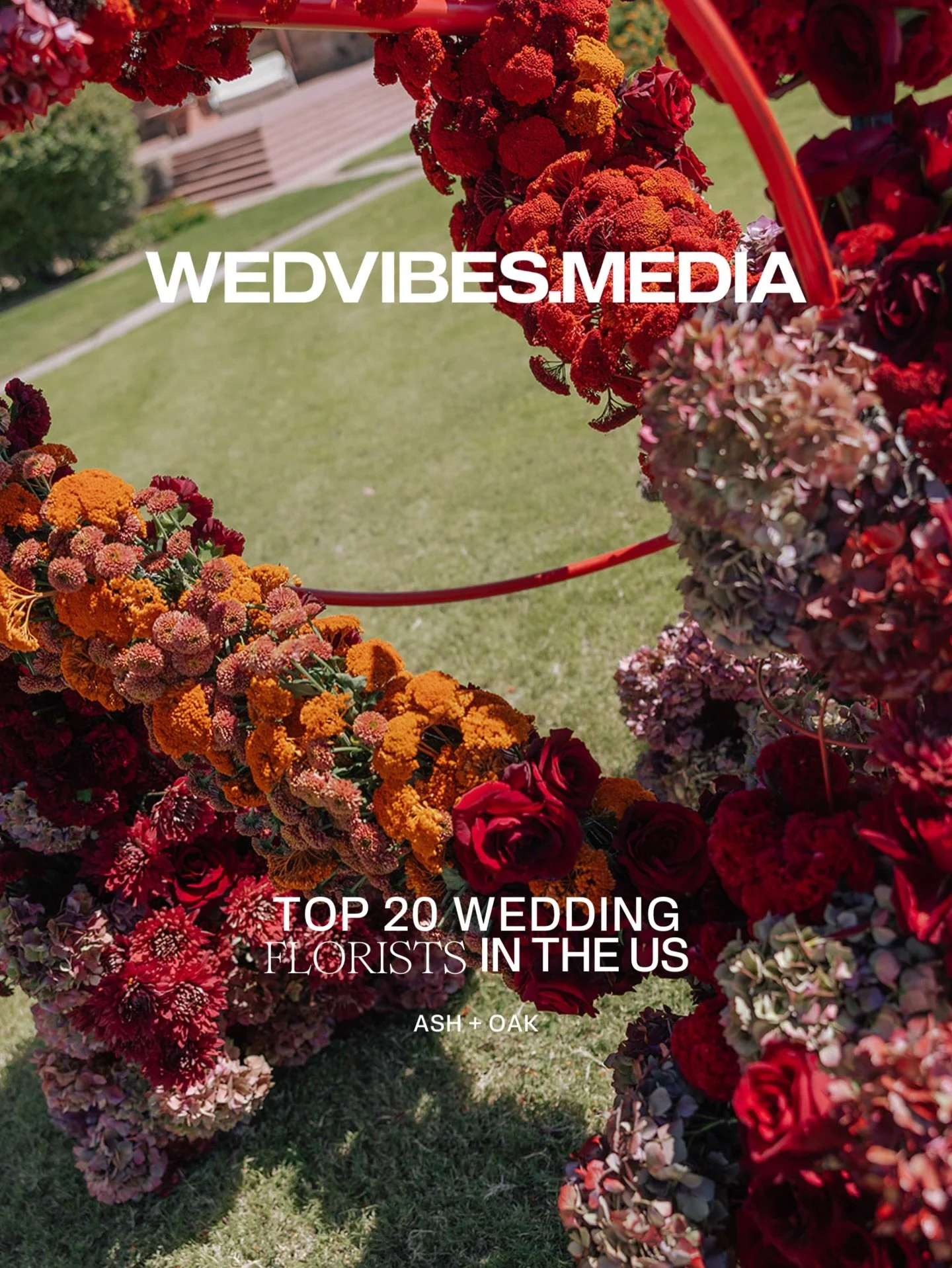 So grateful to be named one of Wed Vibes&rsquo; Top 20 Wedding Florists.

This year was about intention choosing projects that stretched us creatively, refined our voice, and felt deeply aligned with the work we want to be known for.

Sharing our Top