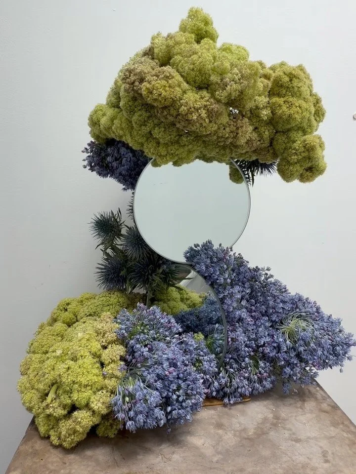 I&rsquo;ve been thinking about this mirror moment for over a year&mdash;broken glass, mirrored pedestals, something that holds both reflection and distortion.

I don&rsquo;t usually share much of my personal life, but things recently unraveled. This 