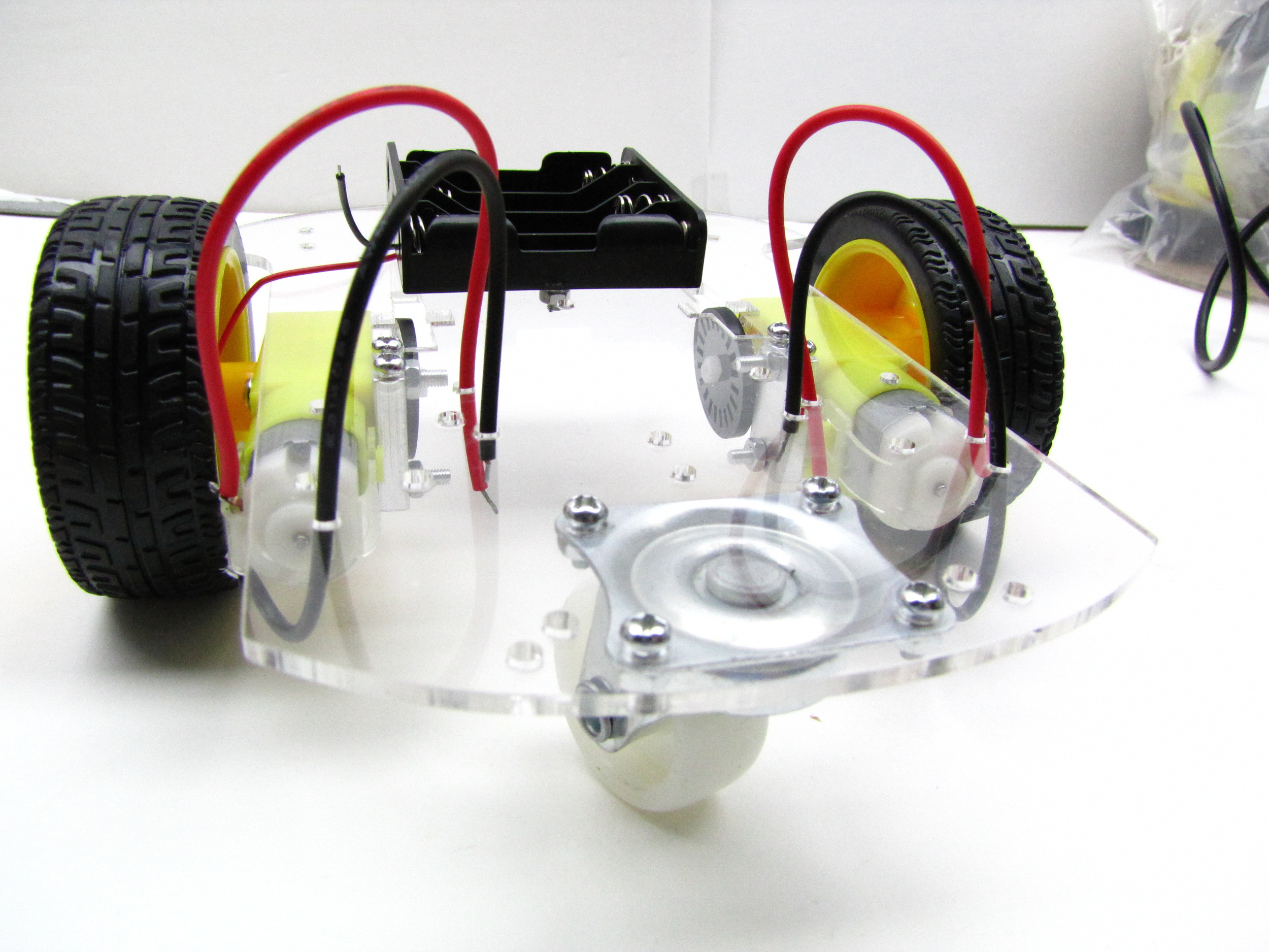Smart Motor Robot Car Battery Box Chassis Kit Speed Encoder for Arduino New 