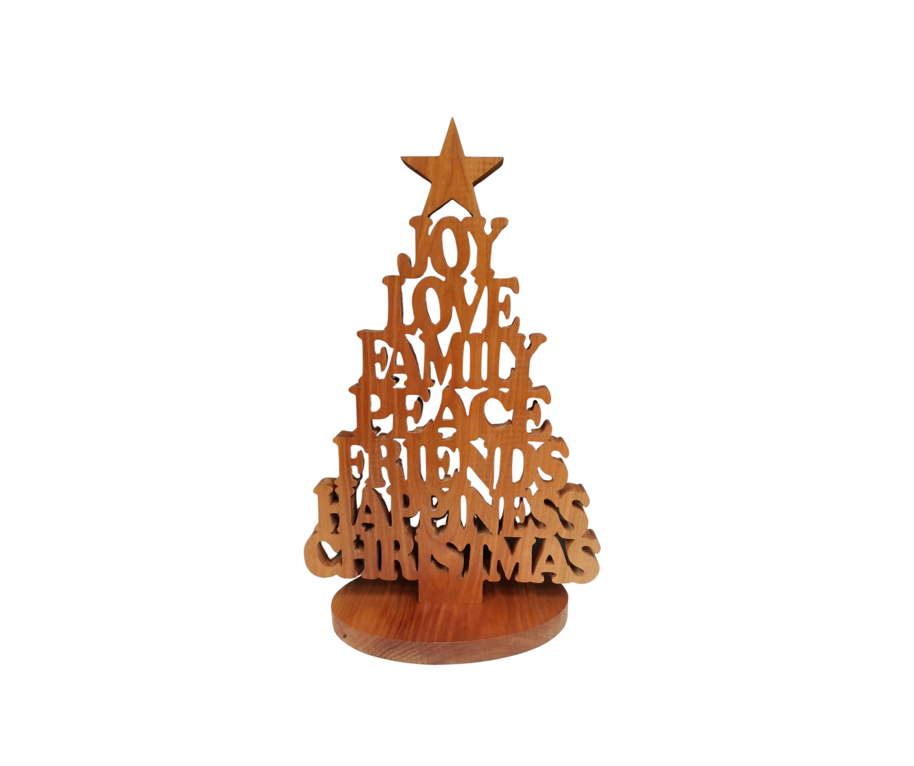 Holiday Word Tree