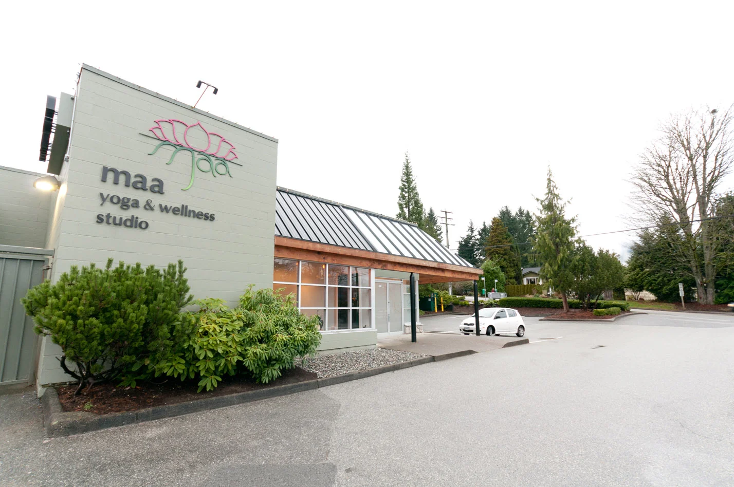 Maa Yoga & Wellness Studio Signage