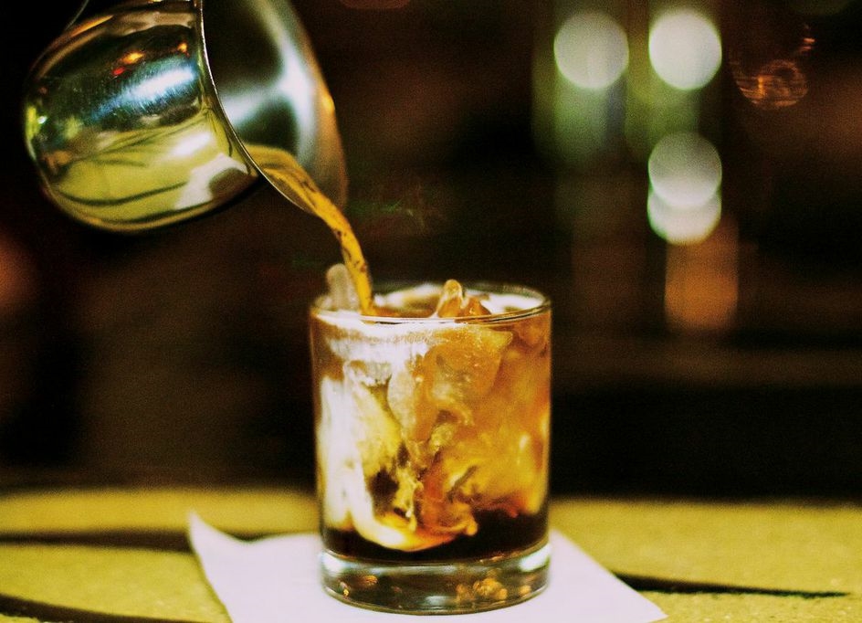 Betty Whizzle: Vodka, Housemade coffee-infused rum liqueur, fresh Cream & Espresso