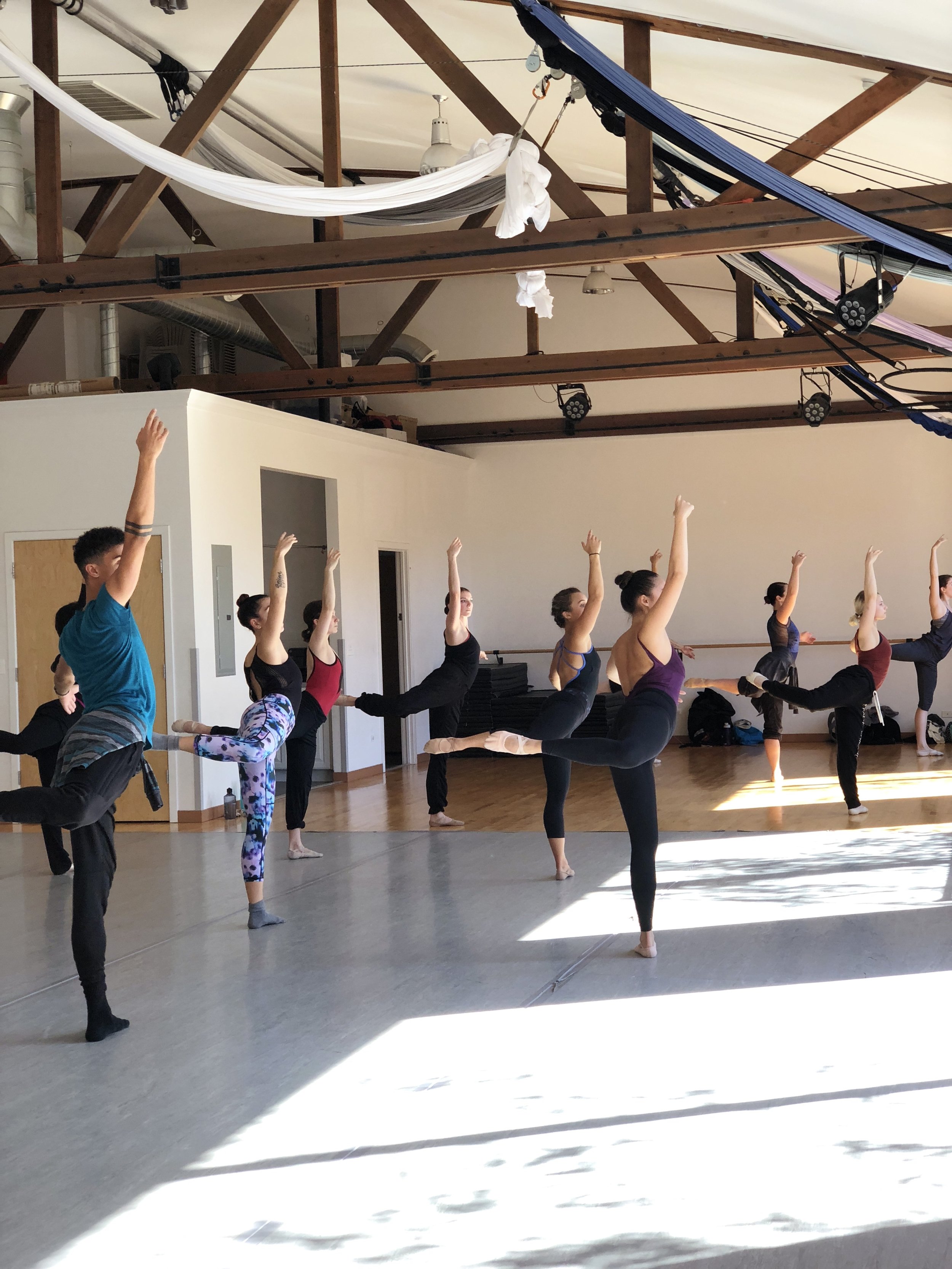   Adv/Pro Ballet   Our open company ballet class returns this Fall 2024 on Thursdays 9:45-10:45am.    Learn more!  