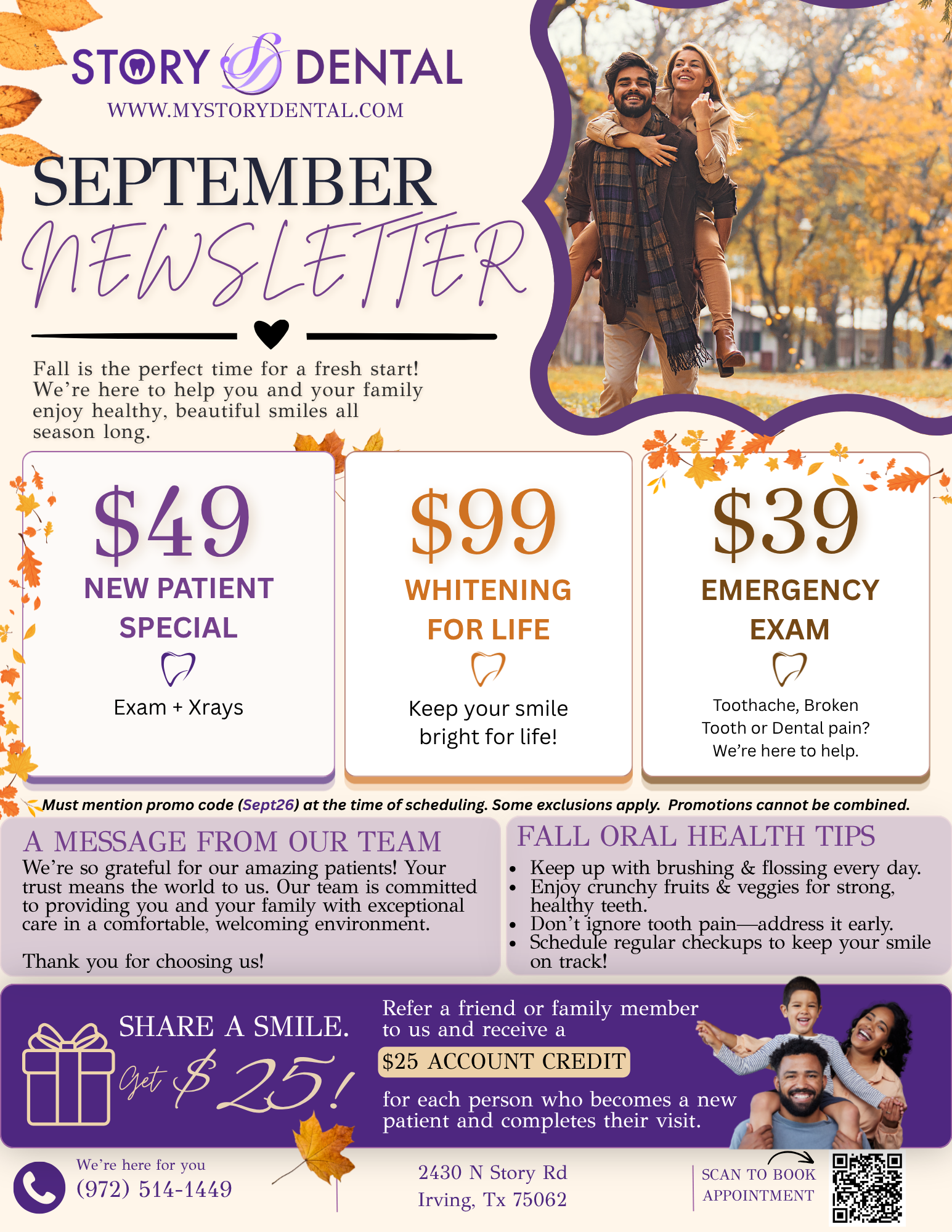 Story Dental patient membership
