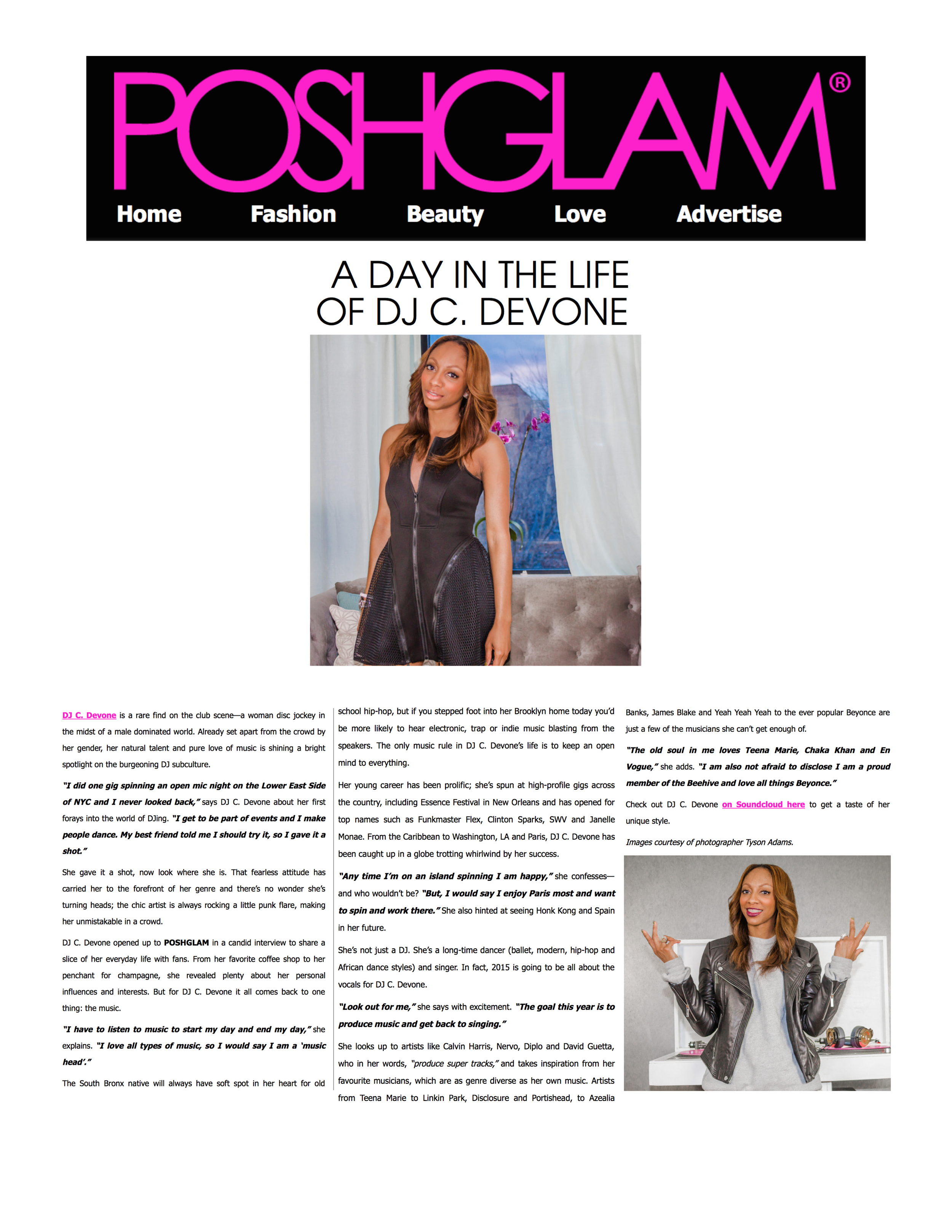 Poshglam Interview