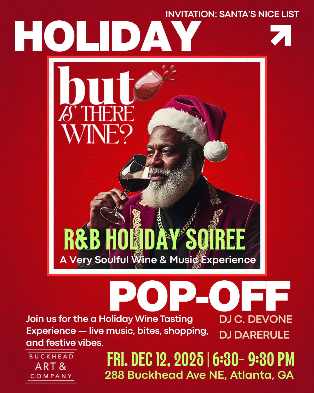 But, Is There Wine - December 12, 2025