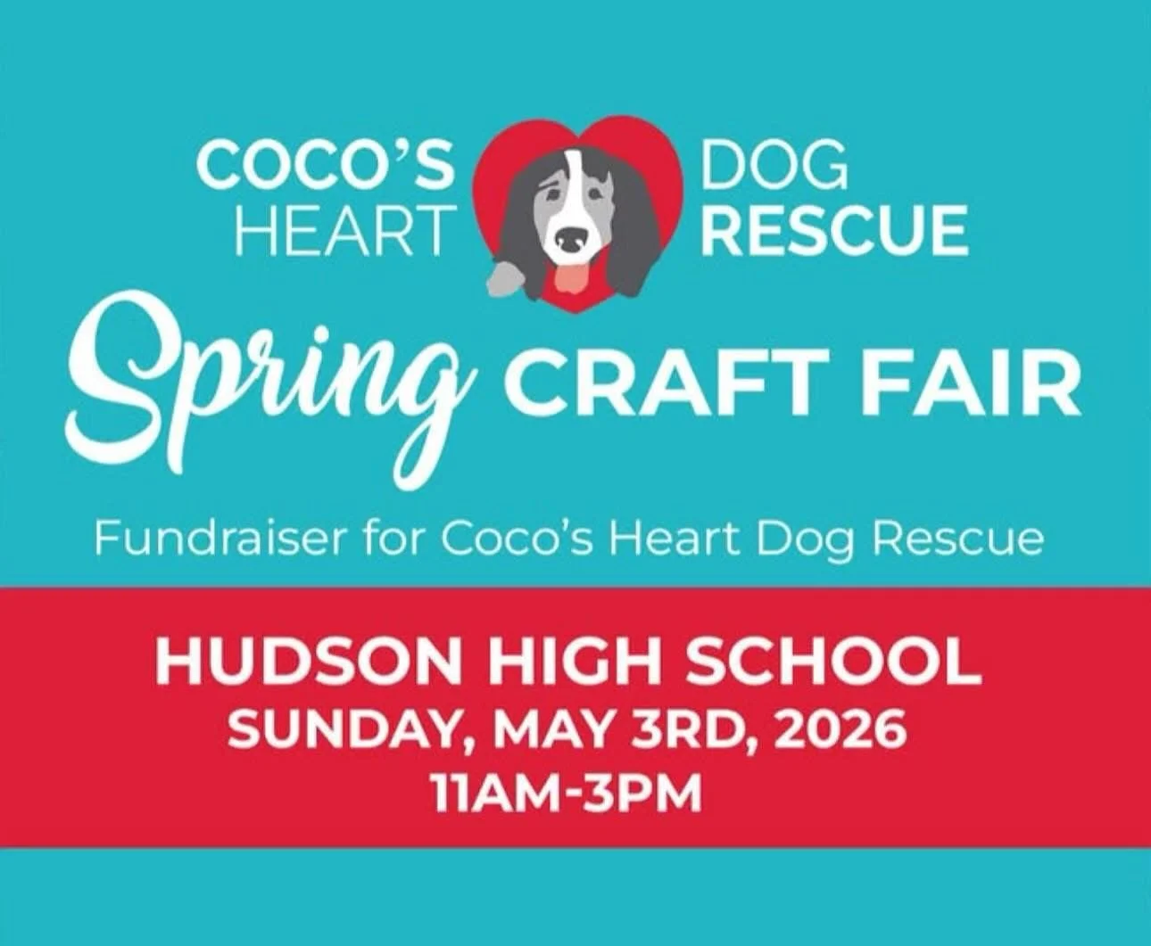 We&rsquo;re excited to see you this Sunday, May 3rd at the Annual Spring Craft Fair &amp; Community Expo at Hudson H.S! 🎉

Bring the whole family - there will be plenty of great things to enjoy along with amazing local businesses and handmade crafts