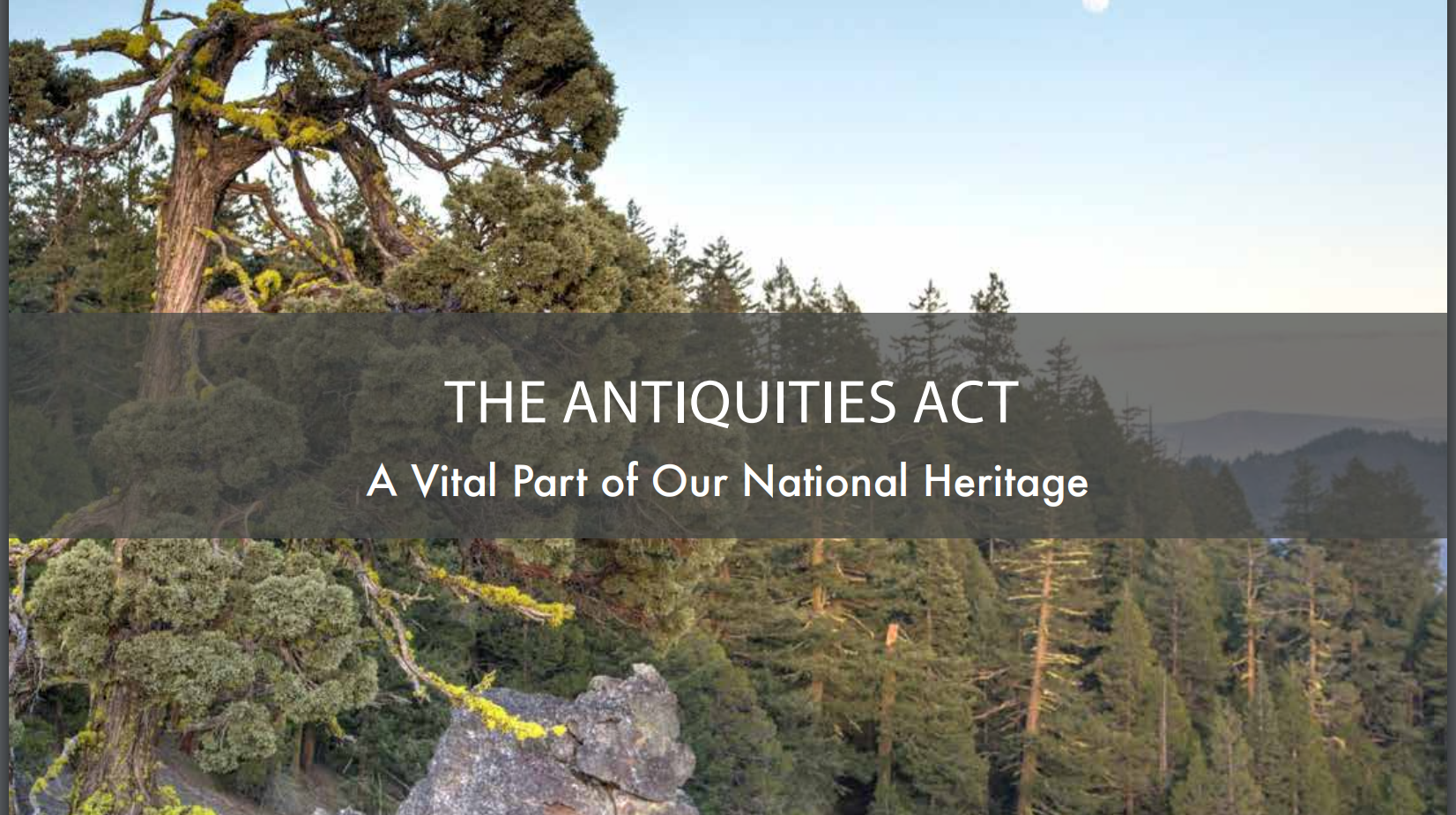 Preserving the Antiquities Act