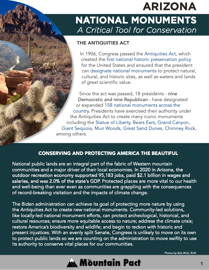 Arizona 1 - Mountain Pact Nat'l Monument Fact Sheets.png