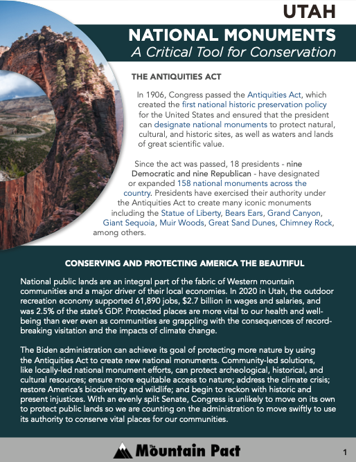 Utah 1 - Mountain Pact Nat'l Monument Fact Sheets.png