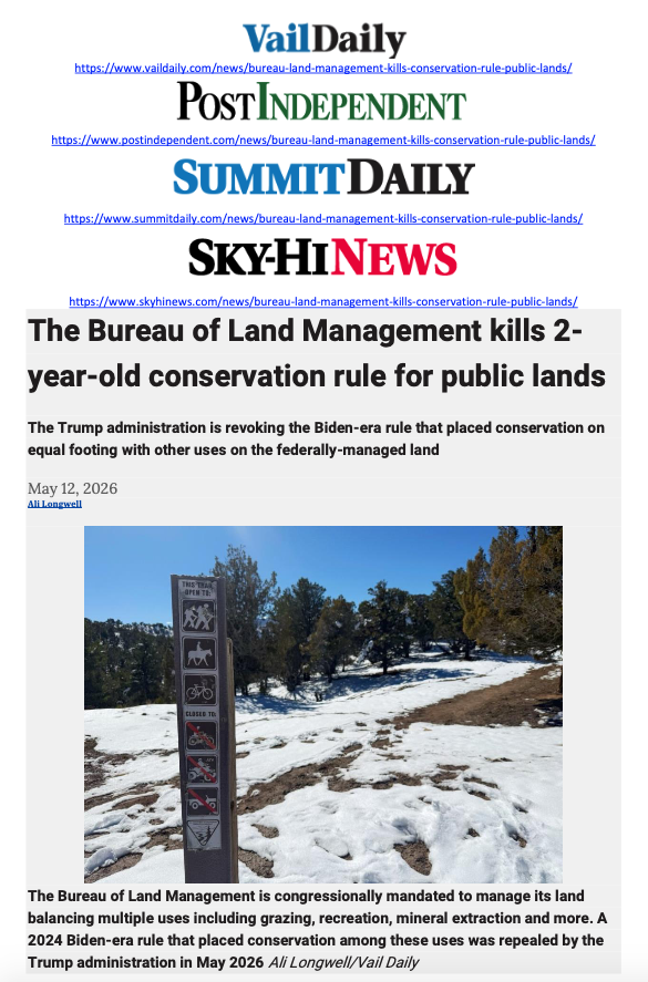 Vail Daily, etc. Public Lands Rule Rescission.png