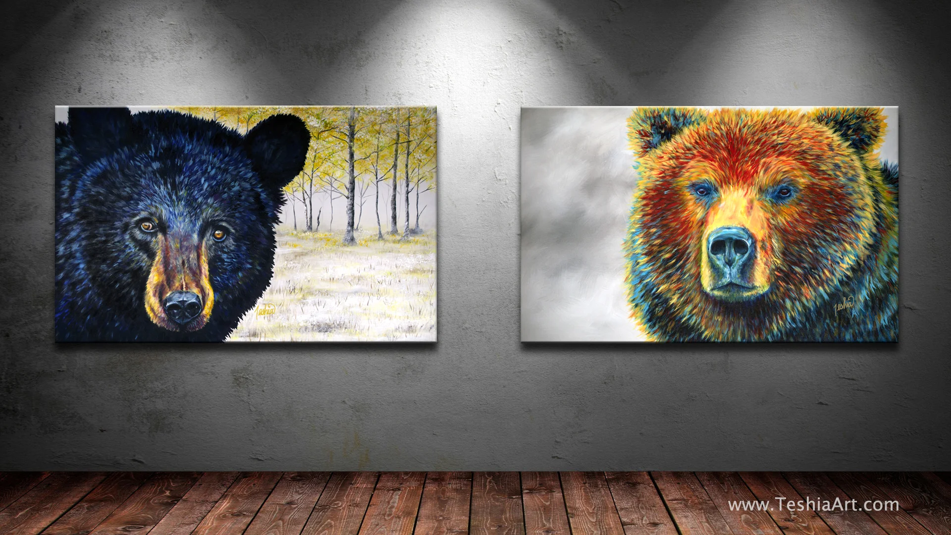 "Autumn Eyes" & " Bear Thoughts "