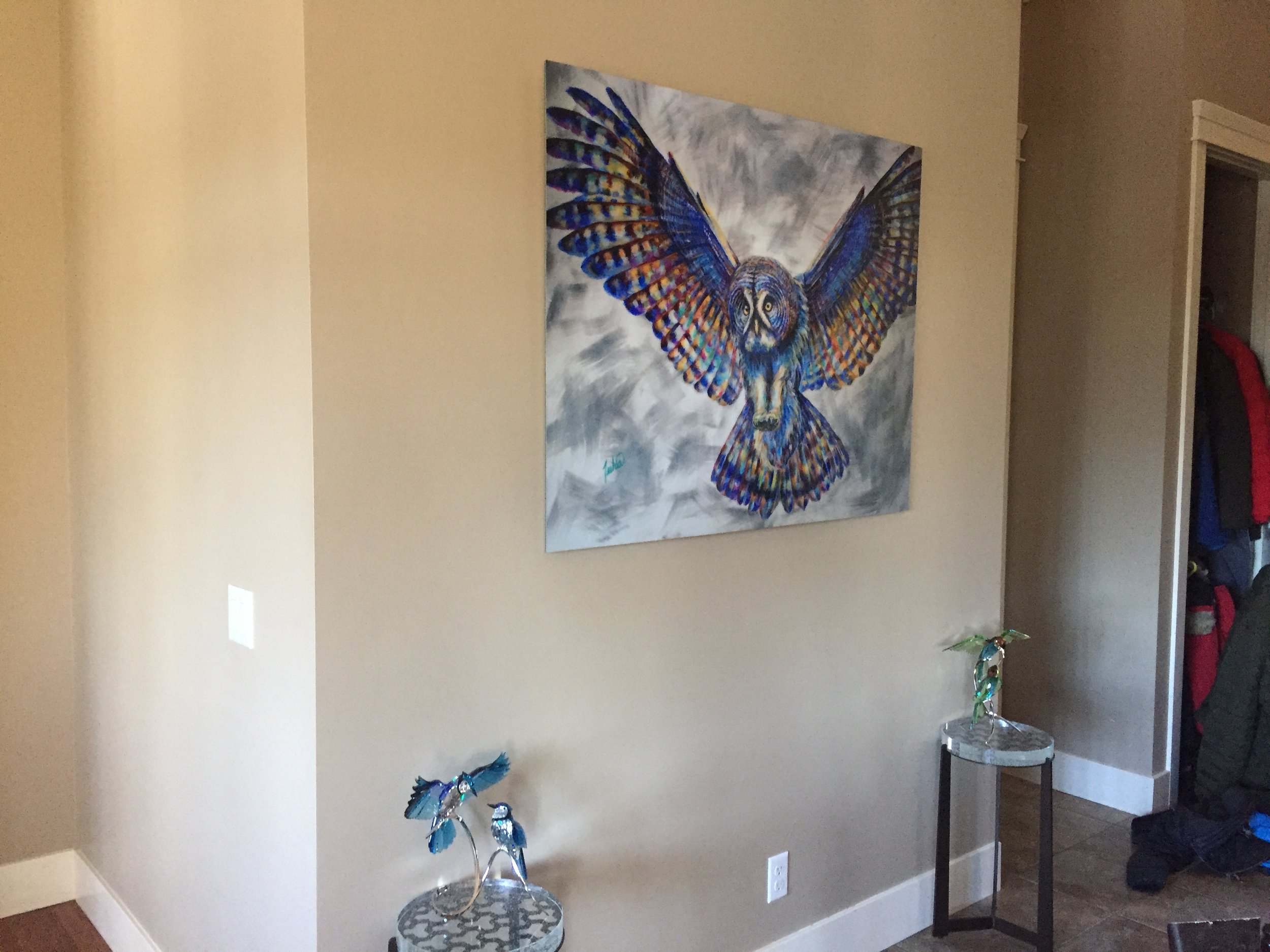 Fine Art Animal Wildlife Owl Paintings and Prints