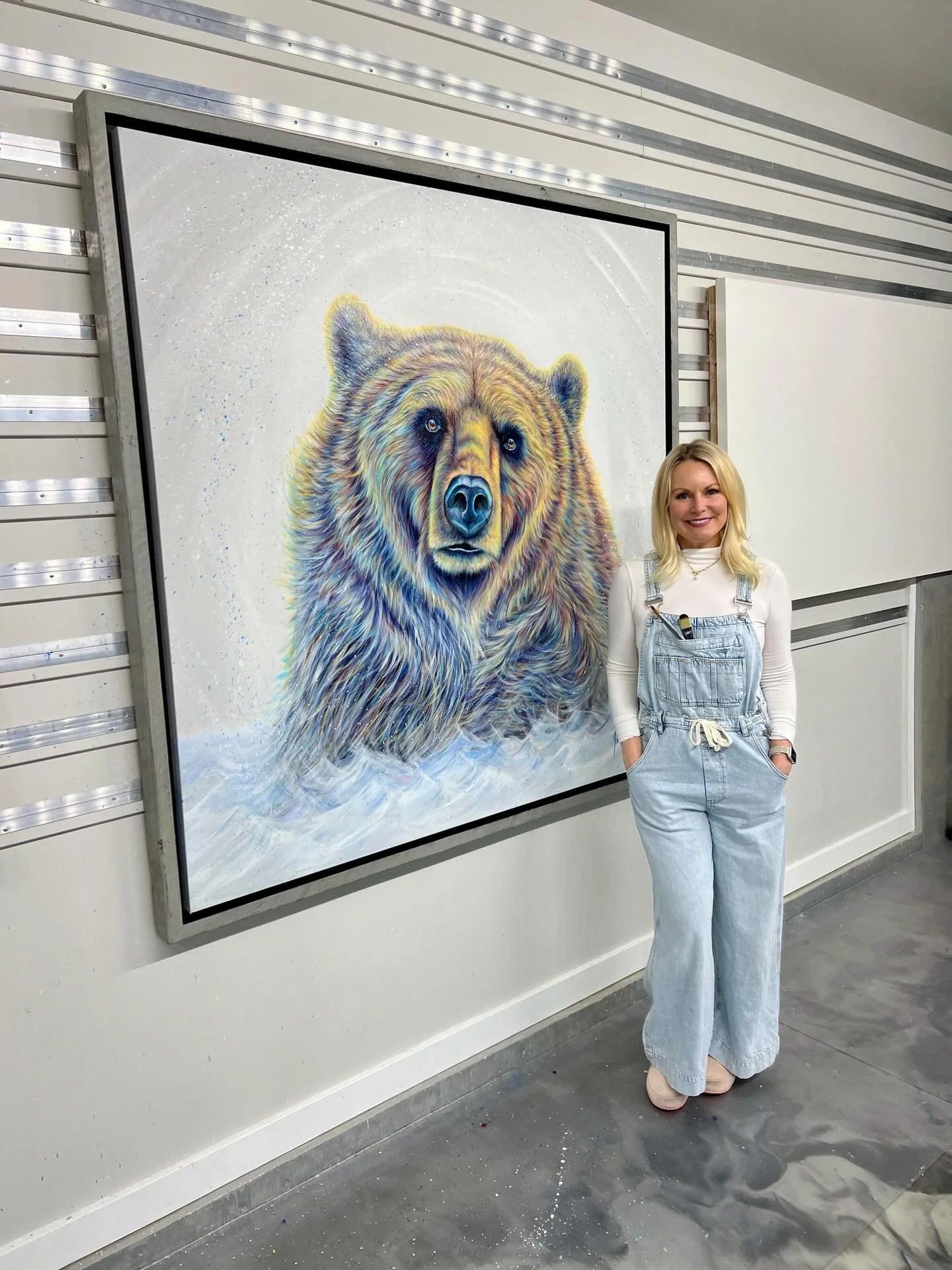 ✨ NEW! 🎨 Introducing:

&ldquo;Cold Plunge&rdquo;
60x60&rdquo; ORIGINAL 🐻

📍 Currently Available at: @parkcityfineart
&bull; Please contact the Gallery for details!

Taking the plunge in Park City! ❄️🐻

I&rsquo;m so thrilled to introduce my newest