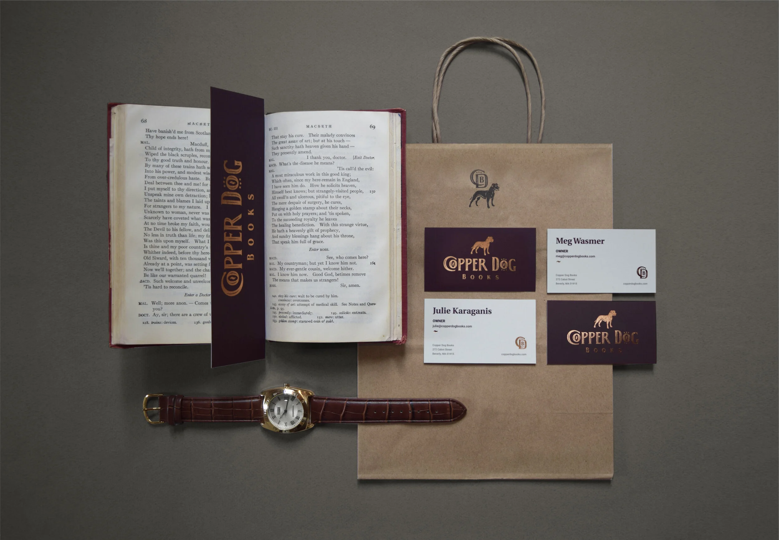 Copper Dog Books — Brand Design Studio Wakeen Design Co.