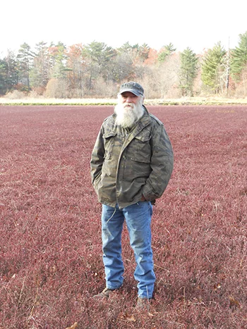 Stephen Ashley is a third-generation cranberry grower. (Sarah Schumann/ecoRI News)
