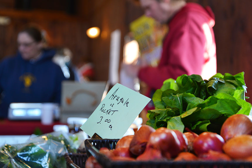 The growing popularity of farmers markets has helped energize the local food movement. (Joanna Detz/ecoRI News)