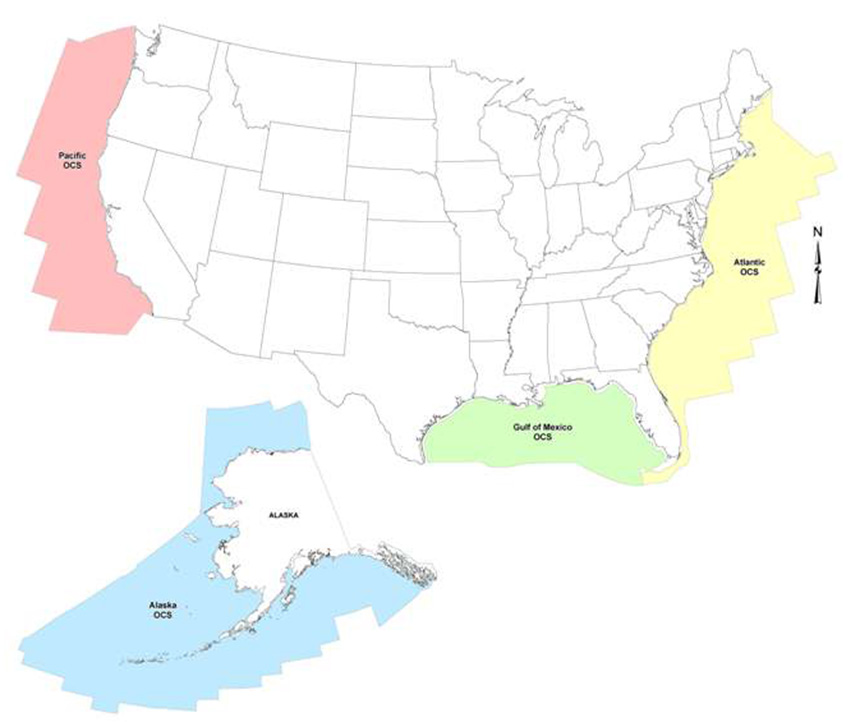 The offshore areas of the United States are estimated to contain significant quantities of resources in yet-to-be-discovered fields, according to the Bureau of Ocean Energy Management . The agency estimates of oil and gas resources total about 89 billion barrels of oil and 398 trillion cubic feet of gas. (BOEM)
