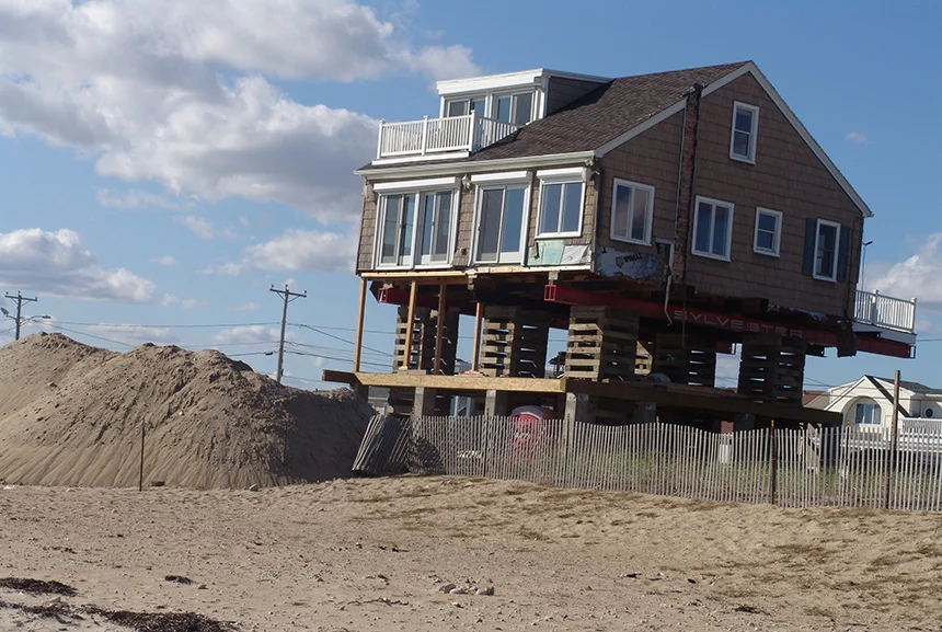 While Westerly, R.I., was hit hard by Superstorm Sandy, only a few of the waterfront properties damaged there were rebuilt to better withstand climate change. (Frank Carini/ecoRI News)