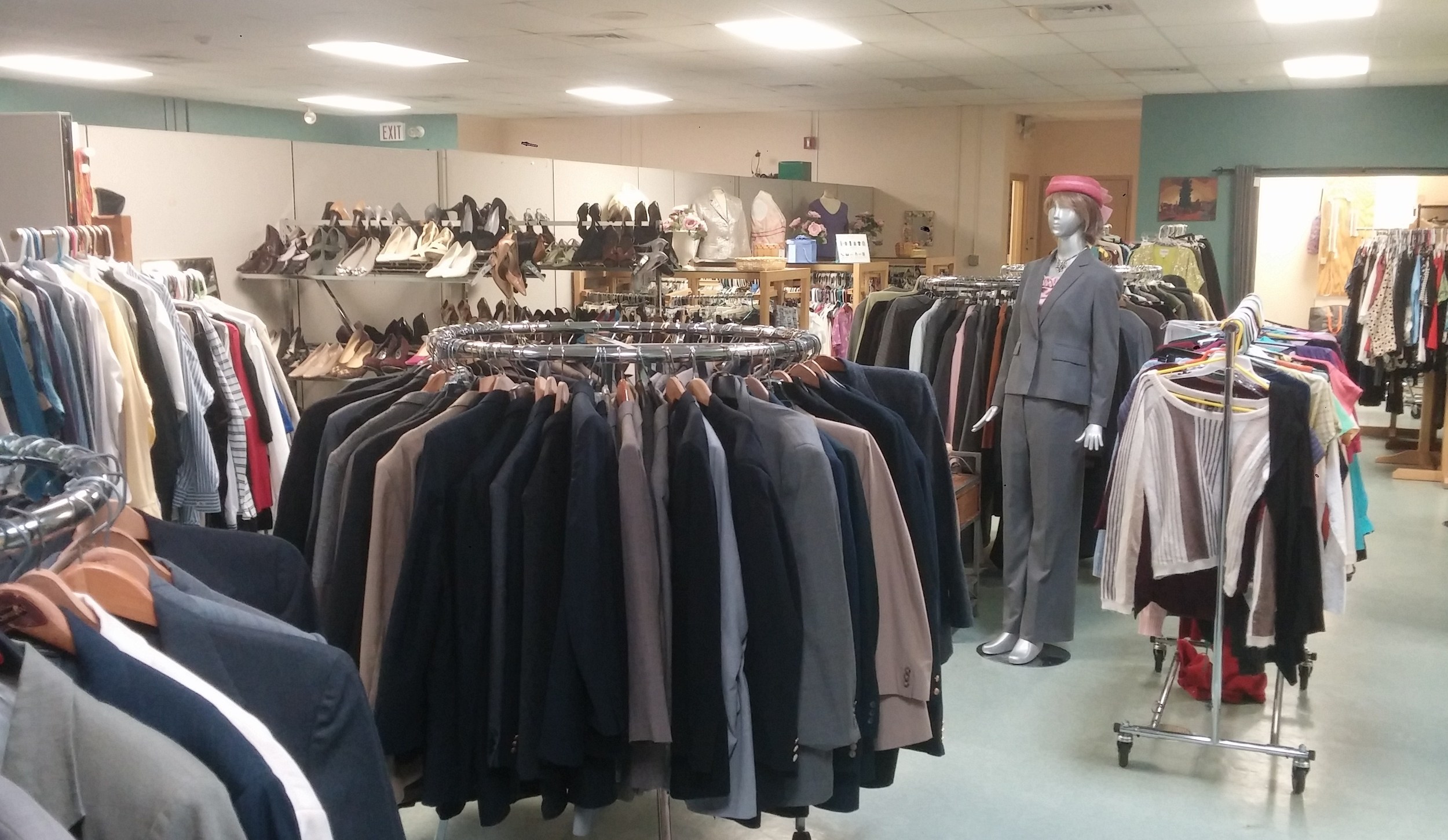 The Clothing Collaborative provides donated business attire to low-income people for job interviews. (Kevin Proft/ecoRI News)