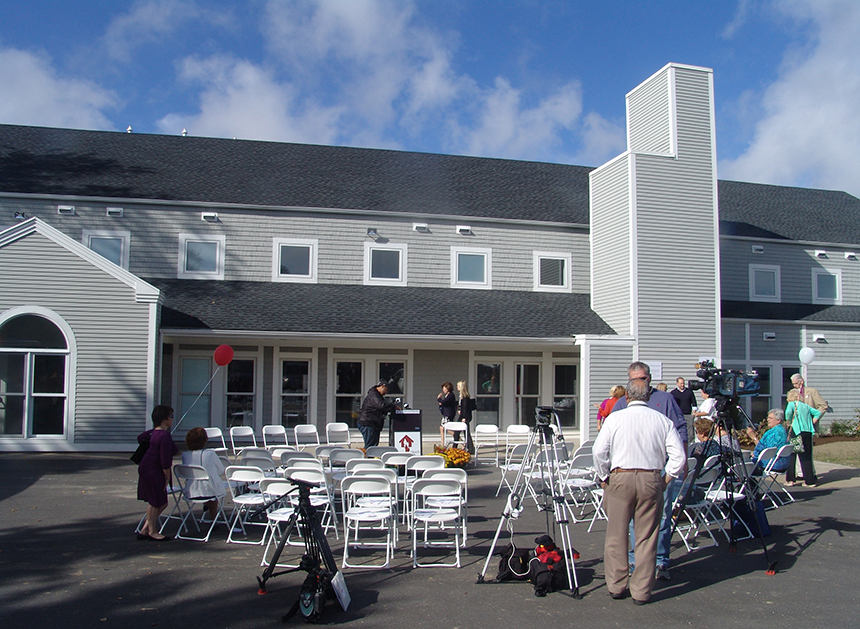 The ribbon was cut Oct. 13 at the new 9,300-square-foot home of Lucy’s Hearth on Valley Road.