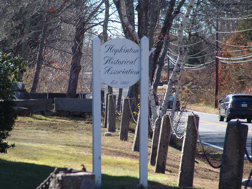 Both a travel plaza and truck stop are being considered for forested lands in Hopkinton. (Frank Carini/ecoRI News)