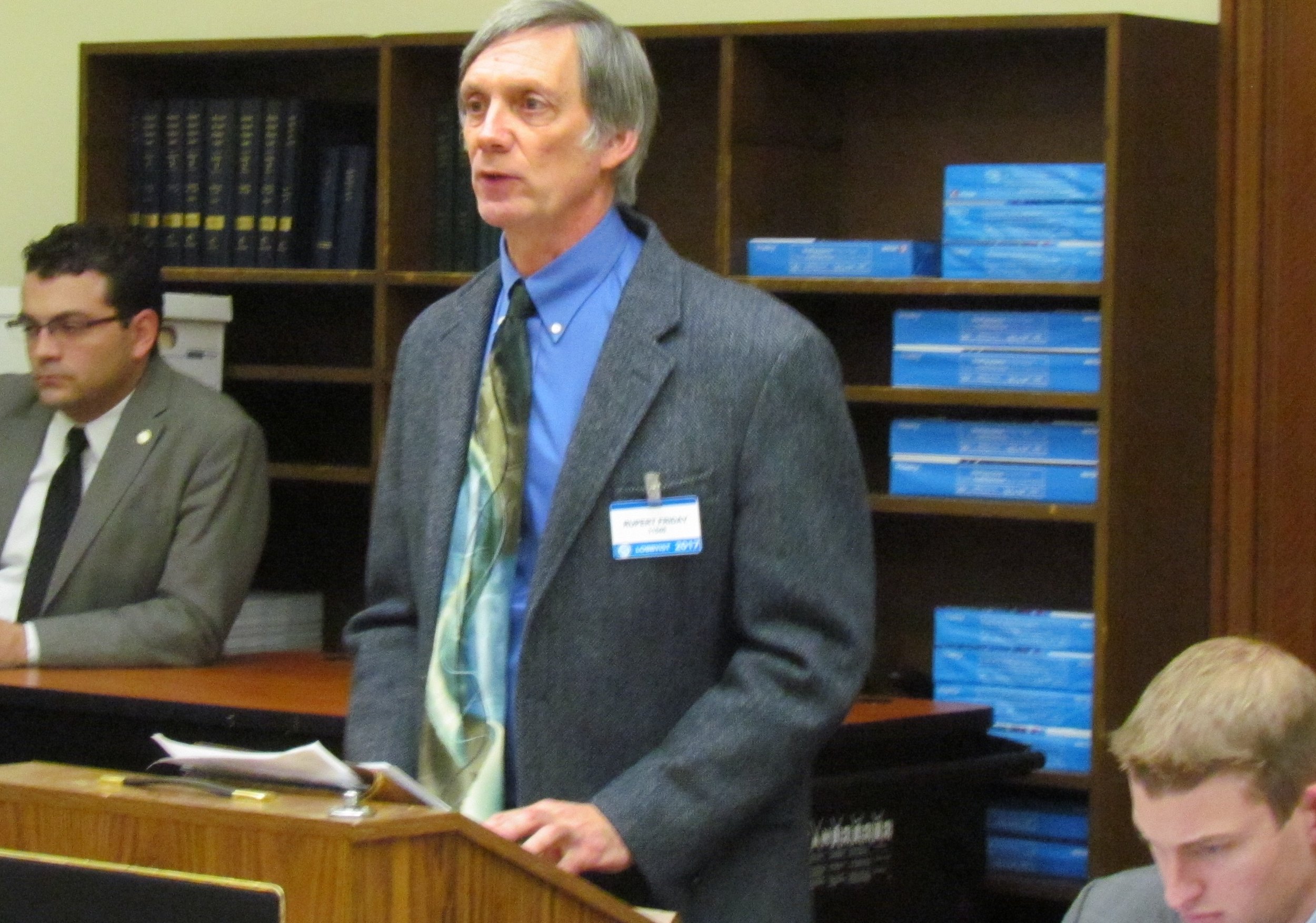 Rupert Friday, director of the Rhode Island Land Trust Council, recently testified before the House Judiciary Committee. (Tim Faulkner/ecoRI News)