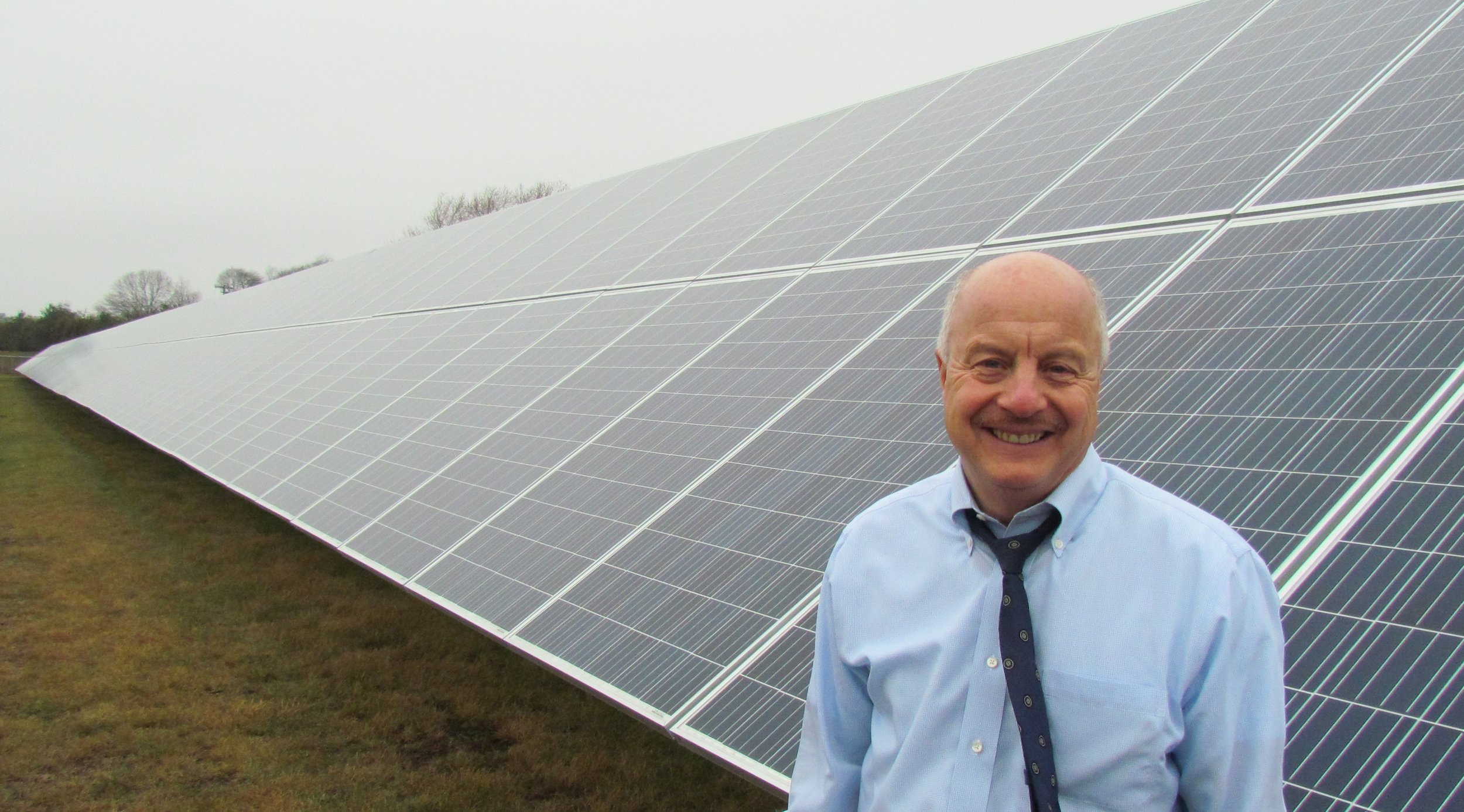 Frank Epps of Energy Development Partners is building more solar arrays in Rhode island (Tim Faulkner/ecoRI News)
