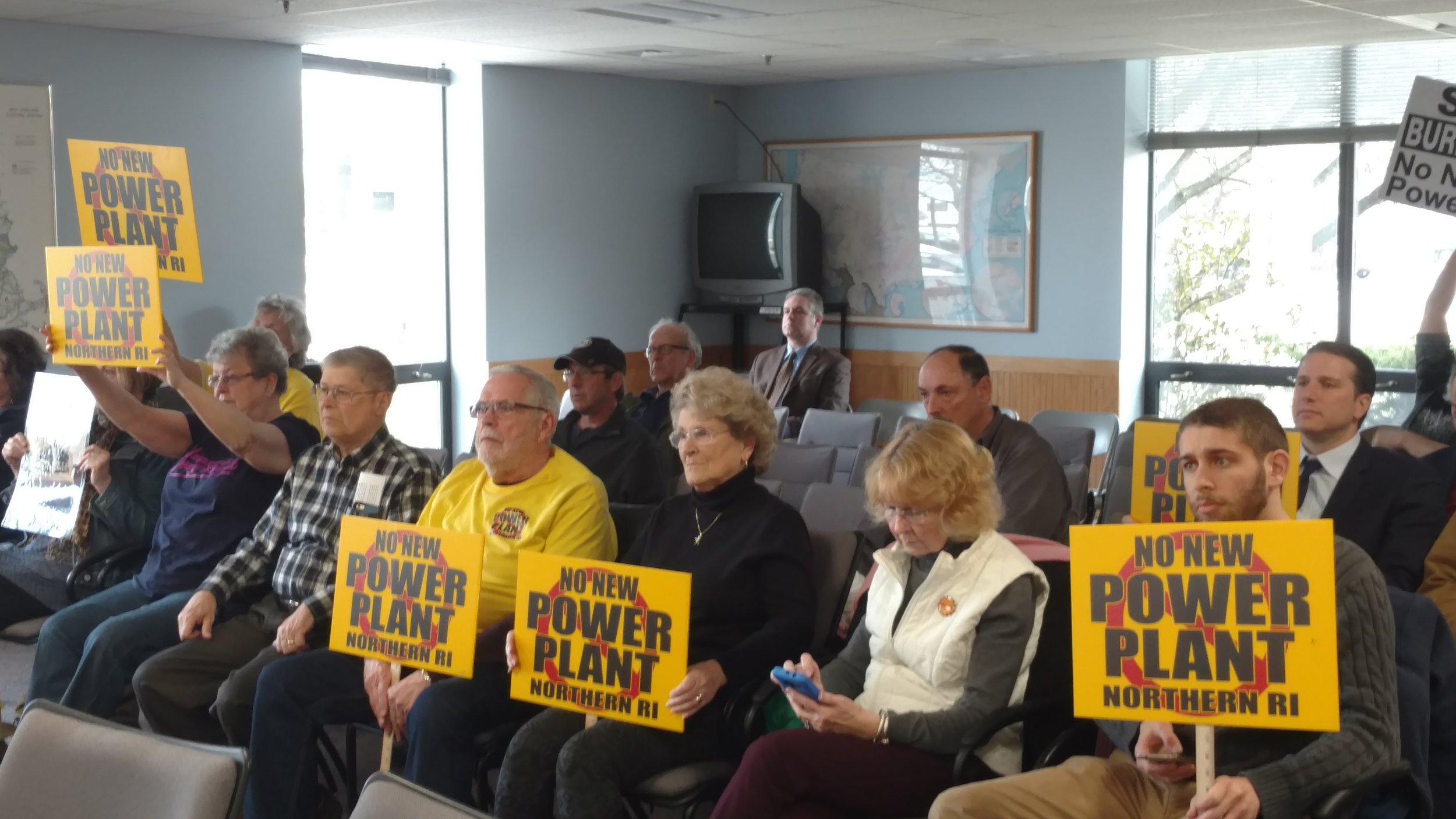 Opponents of the project attended the March 21 meeting.